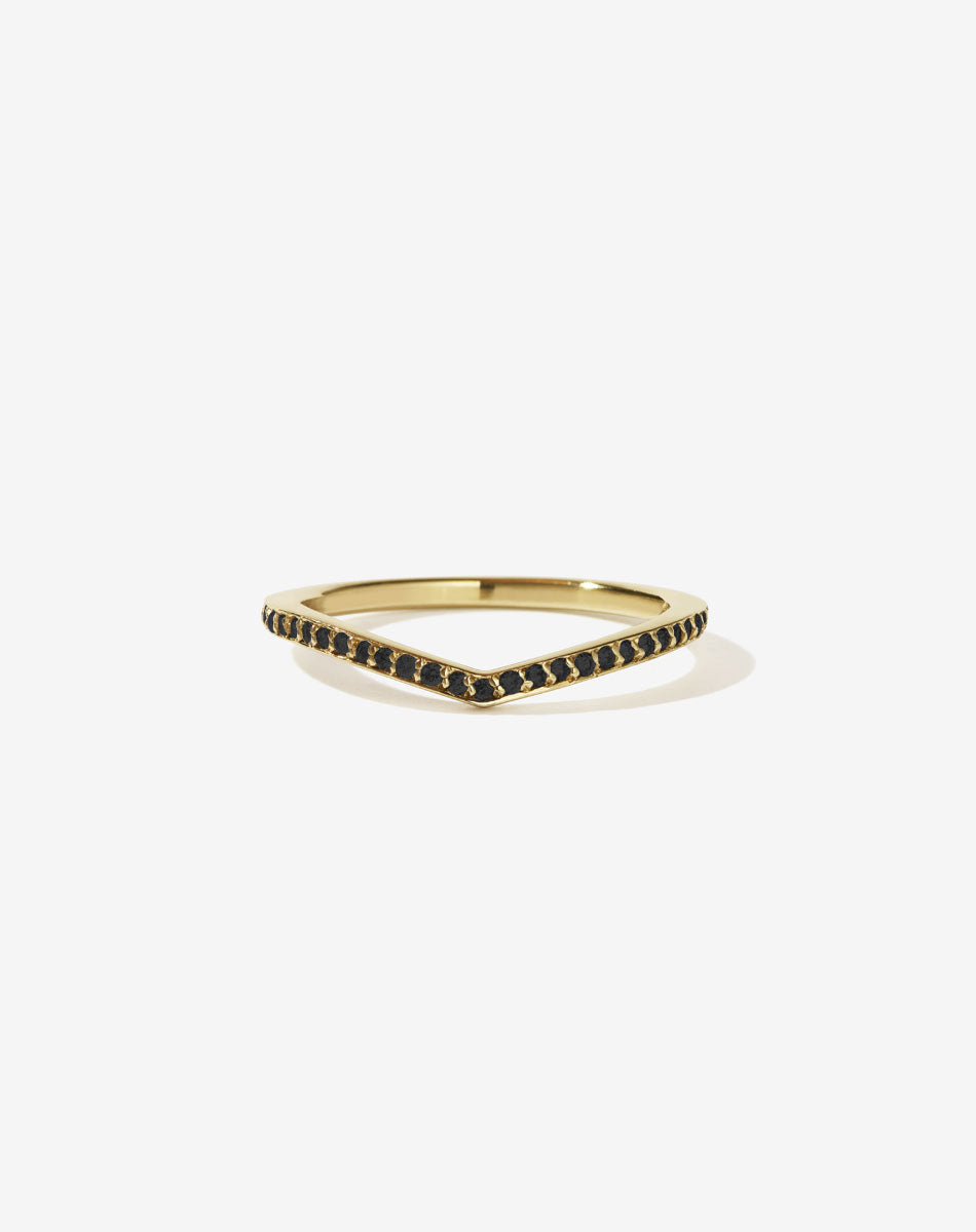 Curved Eternity Band | 18ct Yellow Gold