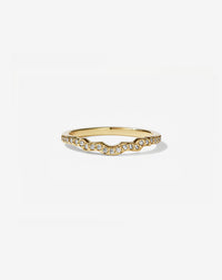 Eternal Band Pave | 14ct Yellow Gold