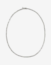 Paperclip Light Necklace | Sterling Silver