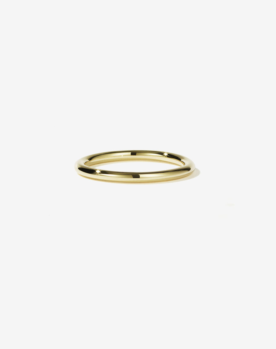 Halo Band 2mm | 14ct Yellow Gold