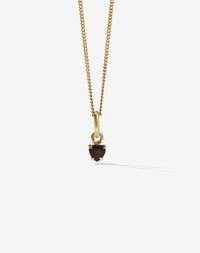 Micro Heart Jewel Necklace | 23kt Gold Plated