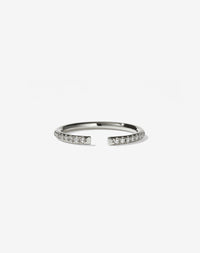 Paloma Band Pave | 14ct White Gold