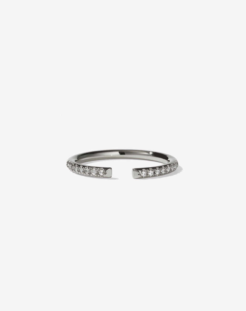 Paloma Band Pave | 18ct White Gold