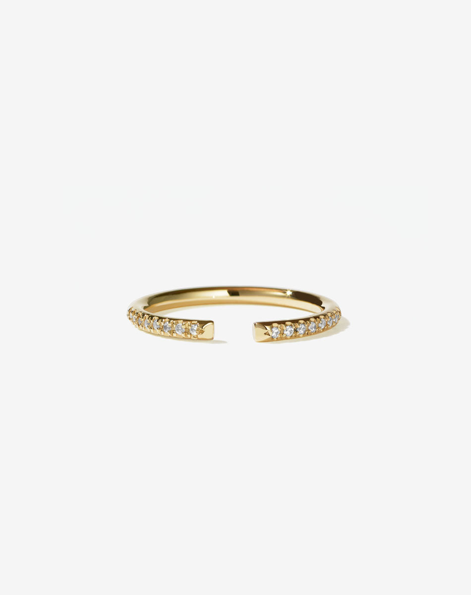 Paloma Band Pave | 18ct Yellow Gold