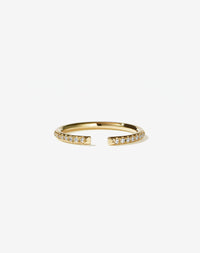 Paloma Band Pave | 18ct Yellow Gold