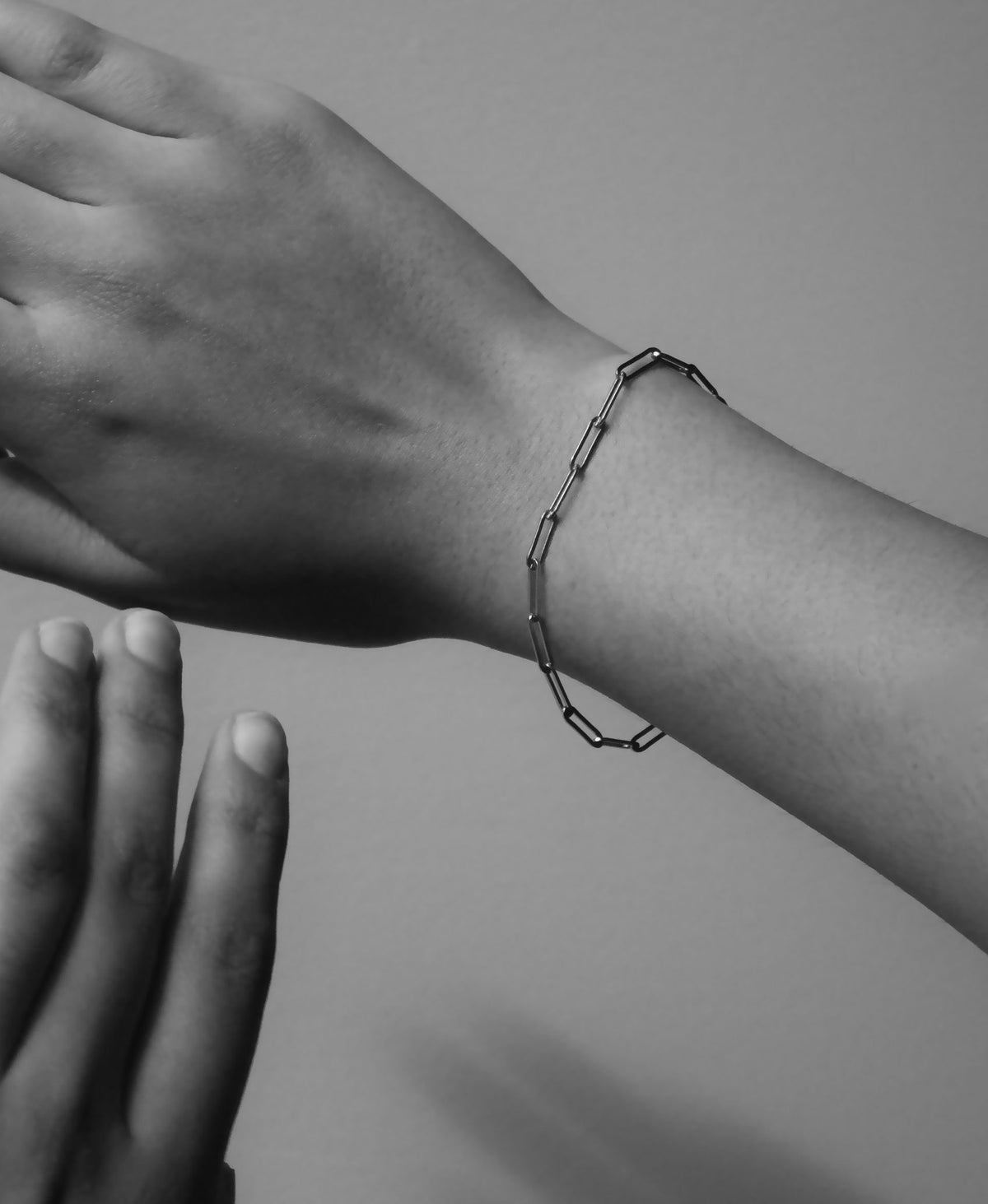 Paperclip Light Bracelet | 23k Gold Plated