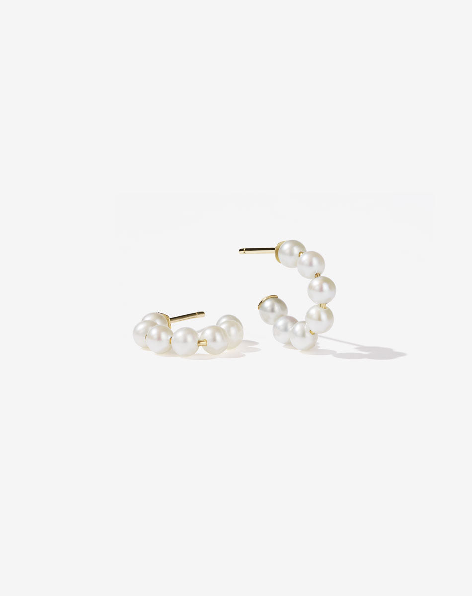 Paris Hoop Earrings | 9ct Yellow Gold