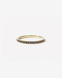 Sapphire Eternity Band | 9ct Yellow Gold