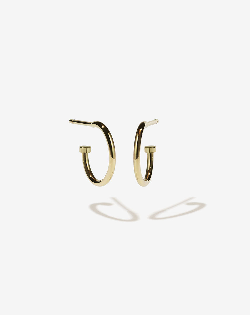 Signature Hoops | 23kt Gold Plated