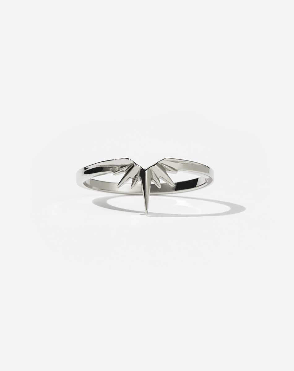 Starburst Band | 14ct White Gold