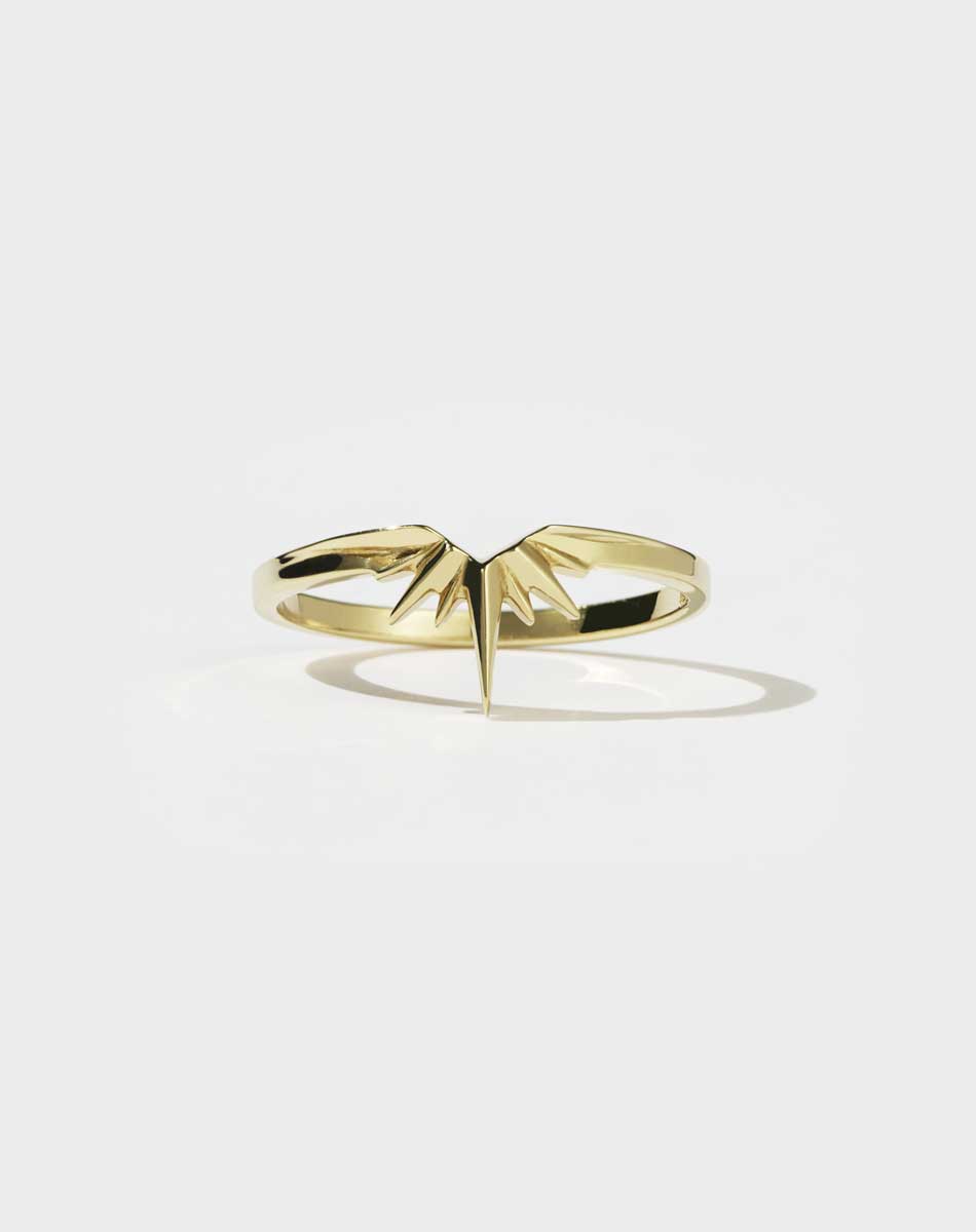 Starburst Band | 14ct Yellow Gold