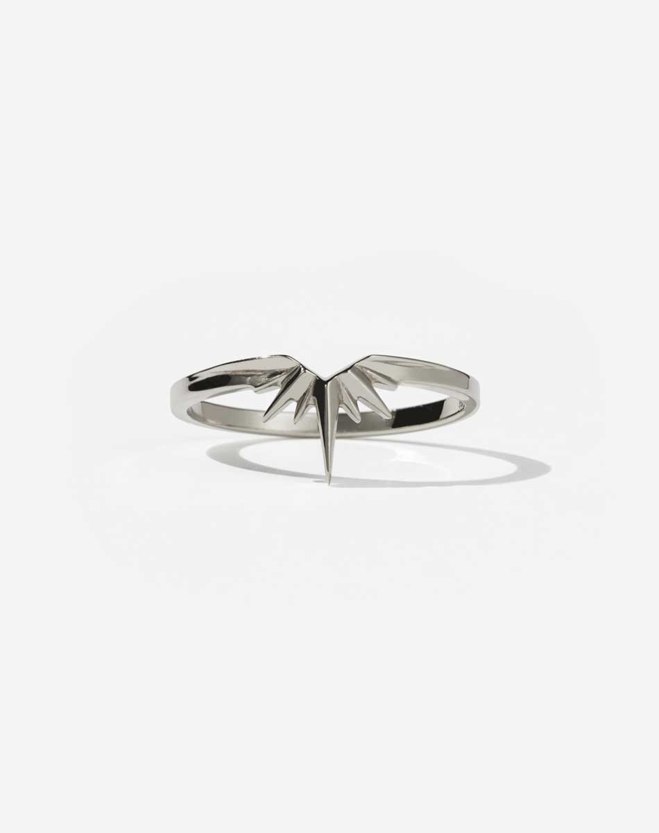 Starburst Band | 18ct White Gold
