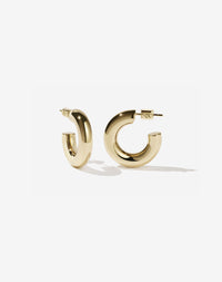 Taboo Mini Hoops | 23k Gold Plated