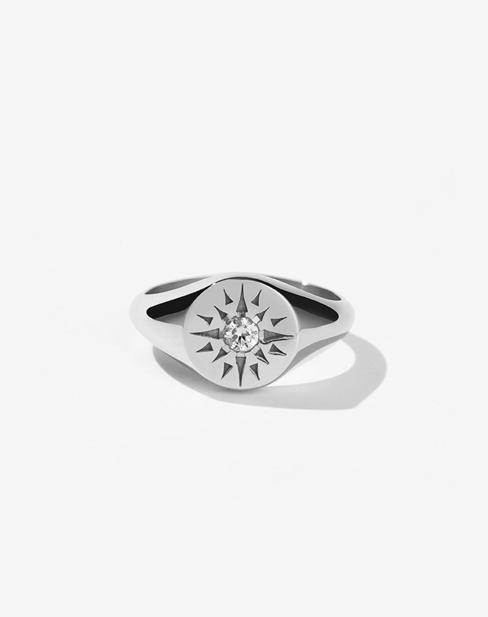Ursa Signet Ring | Sterling Silver
