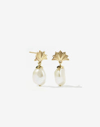 Vita Drop Earrings Small | 9ct Yellow Gold