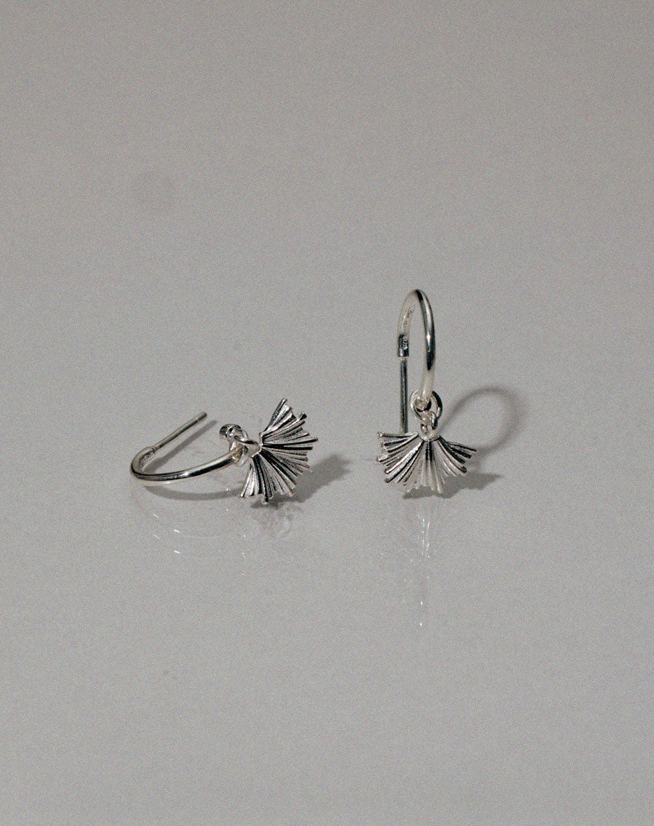 Vita Signature Hoop | Sterling Silver