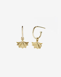 Vita Signature Hoop | 23kt Gold Plated