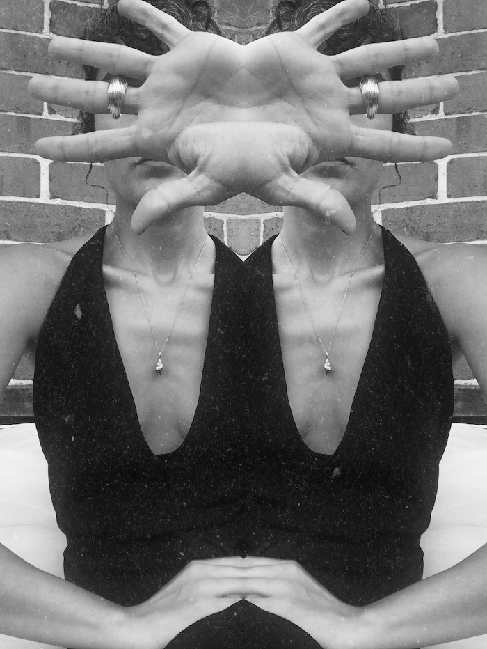 Ilkin wearing the Conch Charm Necklace &amp; Hera Ring.